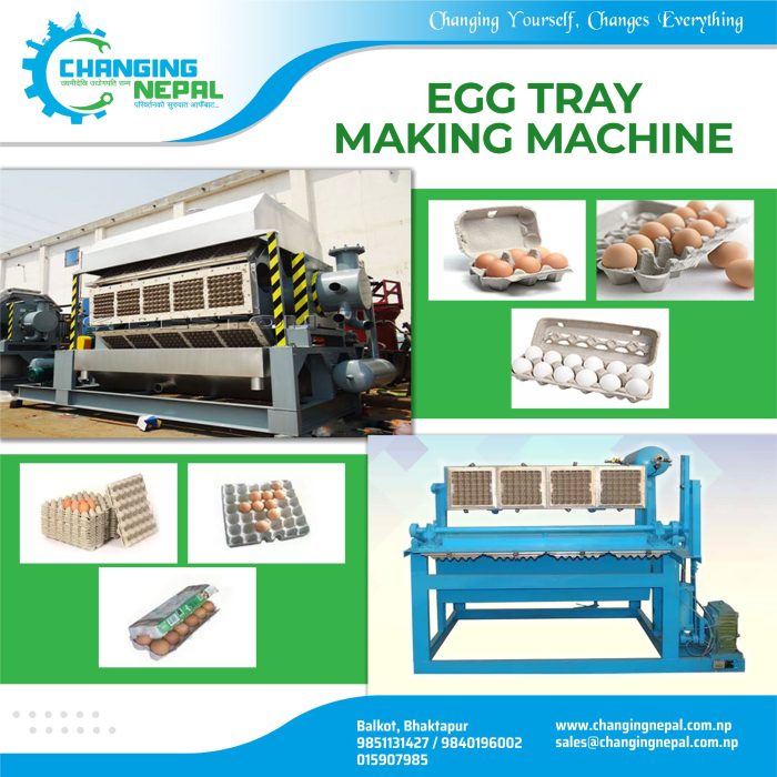 Egg Tray making machine